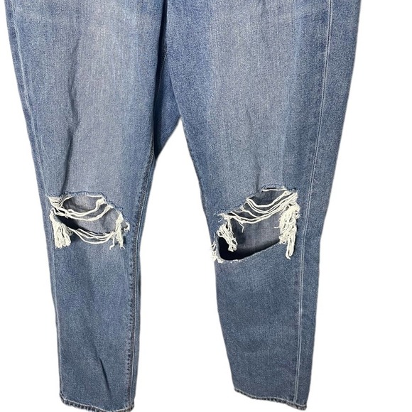 American Eagle Women’s Distressed Mom Jeans Size 10 - Picture 5 of 7